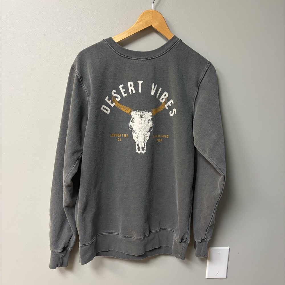 Desert Vibes Charcoal Sweatshirt